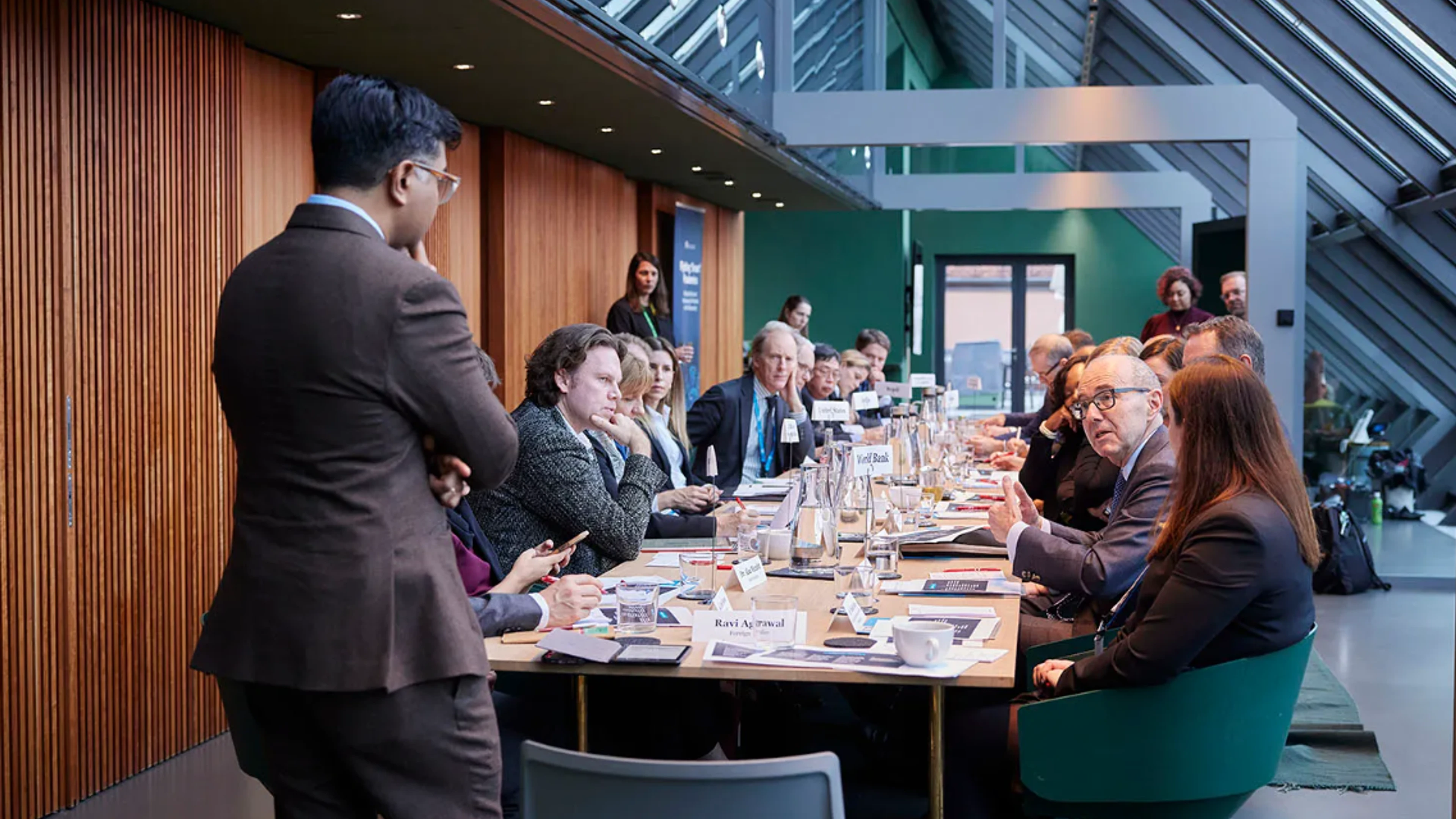 Experts at the simulation exercise organised by CEPI and Foreign Policy